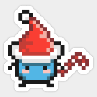 Blue Christmas Junimo Sticker